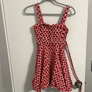 Red polka dot Pin-Up dress